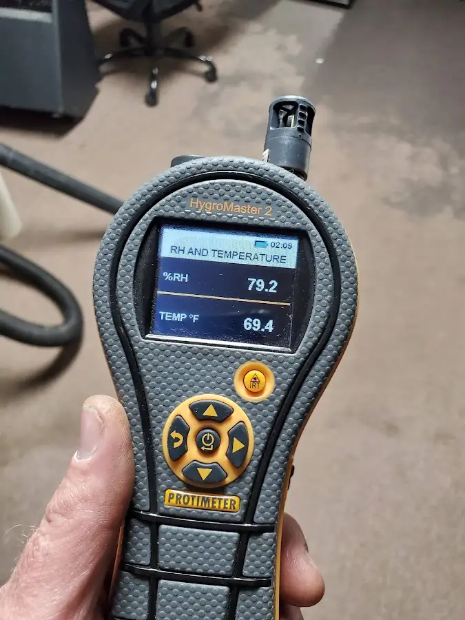 Moisture meter humidity assessment for Mold Remediation & Removal in North Lebanon